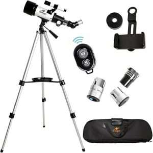 70mm Telescope for Kids Beginners