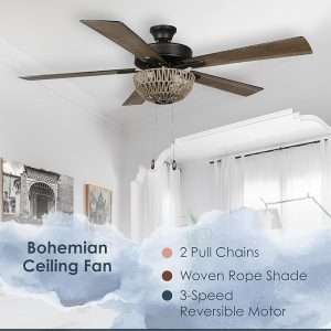 Boho Ceiling Fan