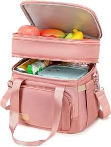 Double Deck Insulated Lunch Bag