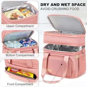 Double Deck Insulated Lunch Bag