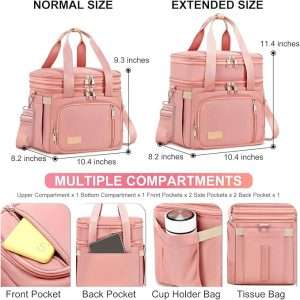 Double Deck Insulated Lunch Bag