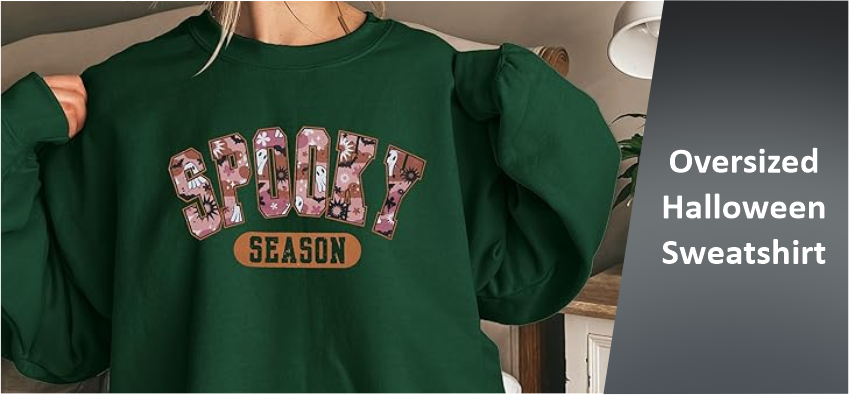 Oversized Halloween Sweatshirt