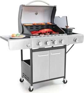 Propane BBQ Grill 4-Burner
