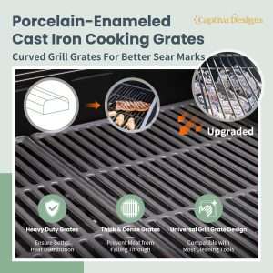 Outdoor Gas Grill with Side Burner