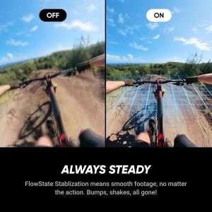 Action Camera with Stabilization
