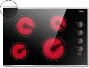 30 Inch Electric Cooktop