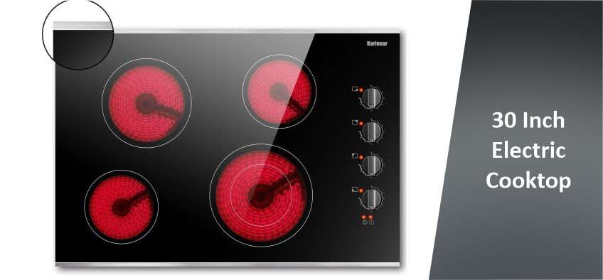 30 Inch Electric Cooktop