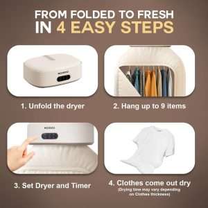 Adjustable Timer Clothes Dryer