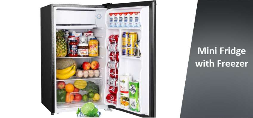 Mini Fridge with Freezer