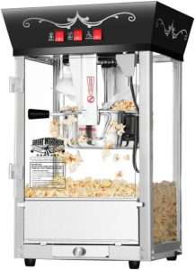 Matinee Popcorn Machine Black