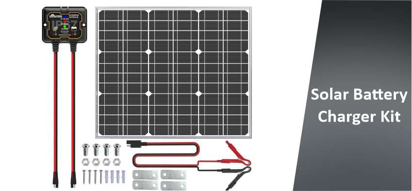 Solar Battery Charger Kit