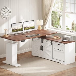 L Shaped Standing Desk