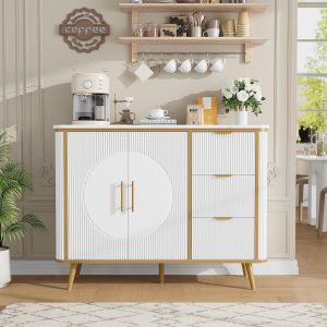 Buffet sideboard with drawers