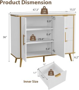 Modern kitchen storage cabinet