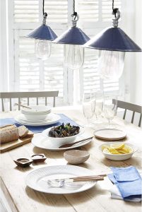 Elegant white dishware