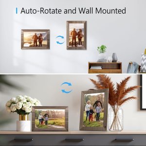 Wall mountable picture frame