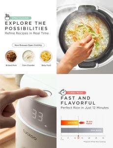 20 menu multi cooker