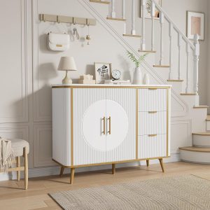 Entryway storage cabinet