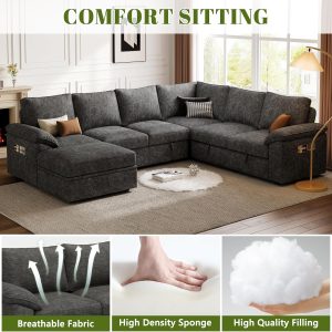Storage sectional sofa