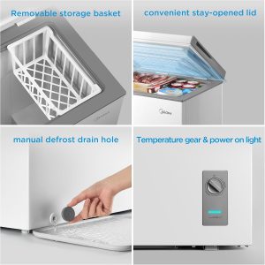 Adjustable temperature freezer