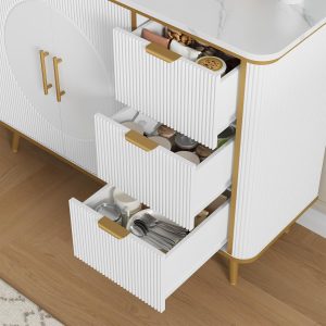 Two-door bar cabinet