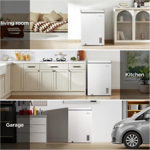 Compact storage freezer