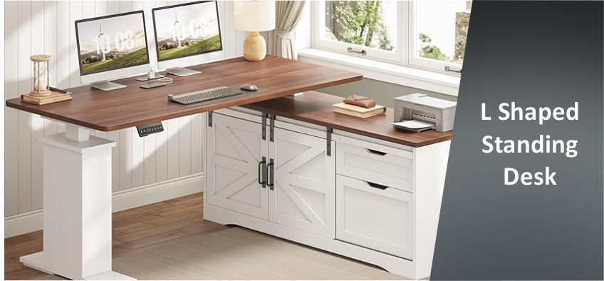 L Shaped Standing Desk