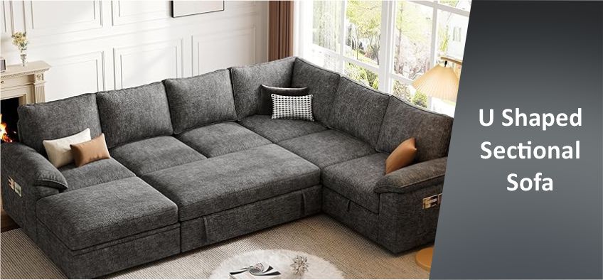 U Shaped Sectional Sofa