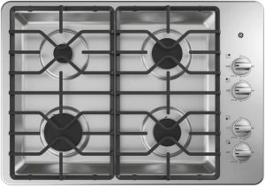 Sealed gas burners stovetop