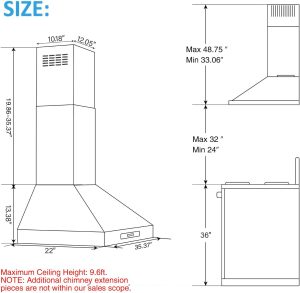Gesture sensing IKTCH 36 Inch Range