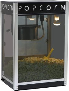 Commercial popcorn popper machine