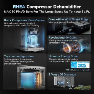 Basement bedroom dehumidifier