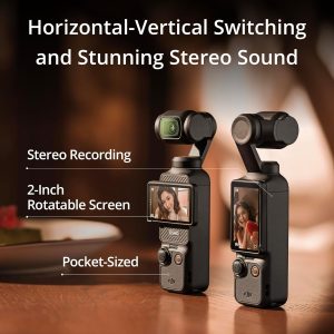 Pocket size vlog camera
