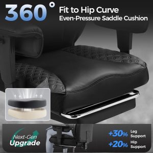 Saddle shaped cushion