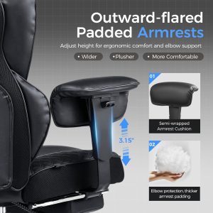 High back ergonomic chair