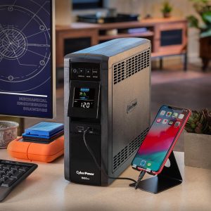LCD display power backup