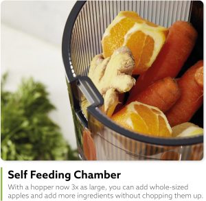 Dark green Hurom juicer