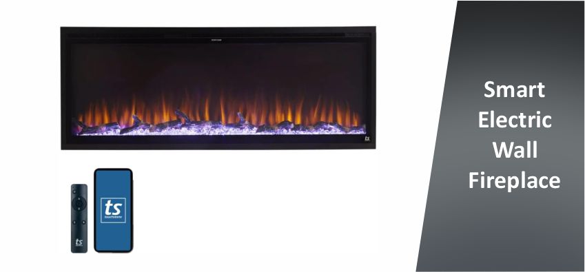 Smart Electric Wall Fireplace