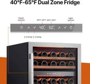 LED wine storage fridge