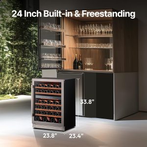 24 inch wine cooler