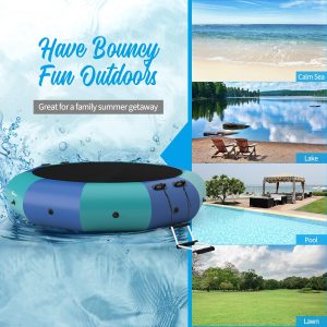 Goplus Inflatable Water Trampoline