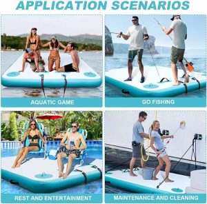 VOFiTNY Inflatable Floating Dock