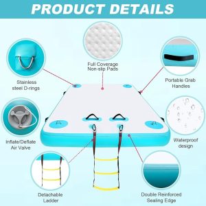 VOFiTNY Inflatable Floating Dock