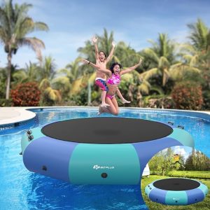Goplus Inflatable Water Trampoline