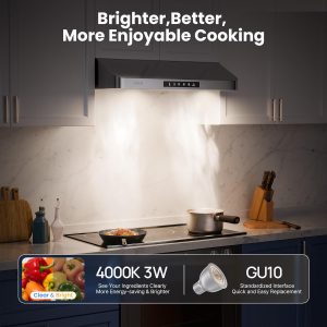 Baffle filter vent hood