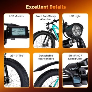Brushless Electric Mountain Bike