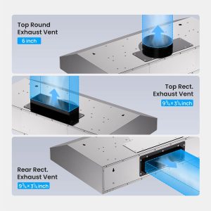 Ducted kitchen hood system