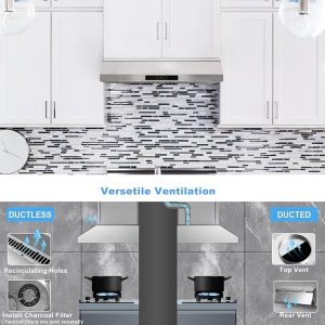 Permanent steel filters hood