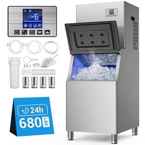 680lbs daily ice production