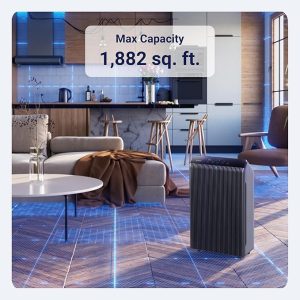 Carbon filter air purifier